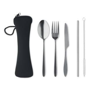 Conj. talheres aço inox