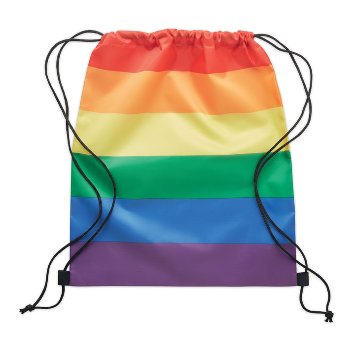 Saco de cordão RPET Rainbow