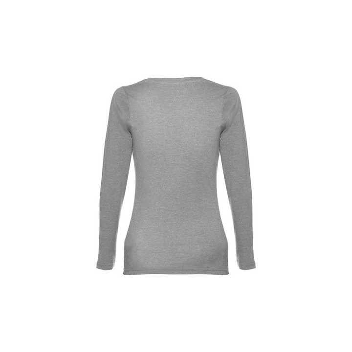 THC BUCHAREST WOMEN. T-shirt cintada de manga comprida para senhora em algodão