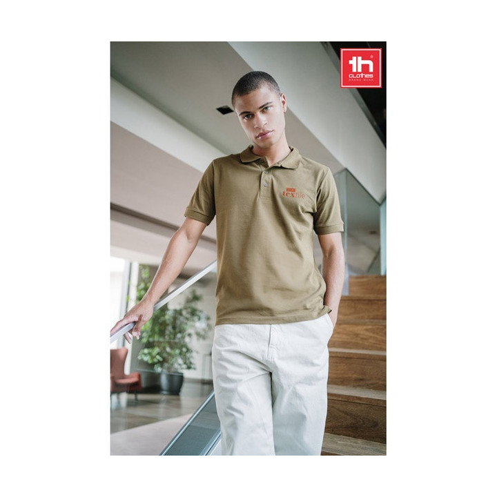THC ADAM. Polo para homem de manga curta em algodão