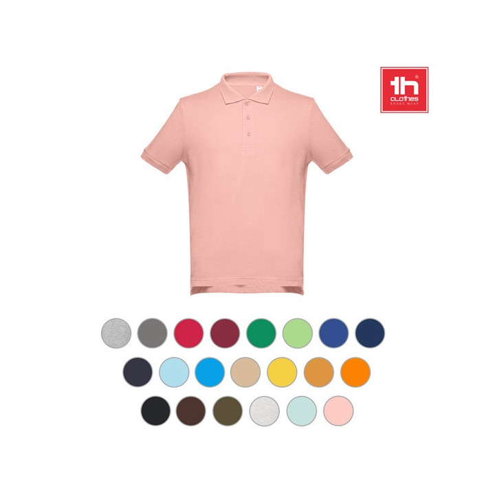 THC ADAM. Polo para homem de manga curta em algodão