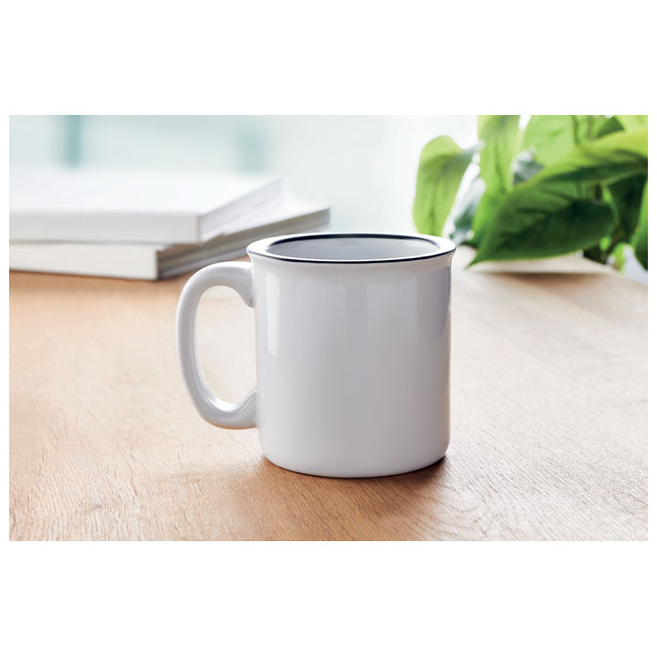 Caneca cerâmica vintage 240ml