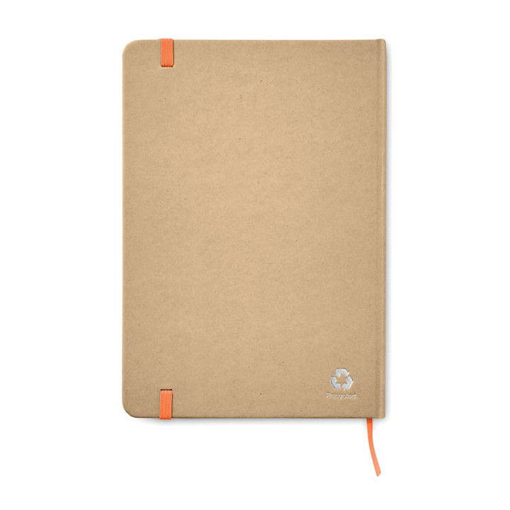 Notebook A5 cartão reciclado