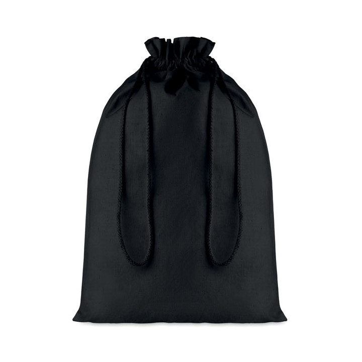 Saco de algodão com cordão