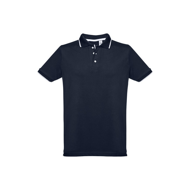 THC ROME. Polo bicolor para homem em algodão