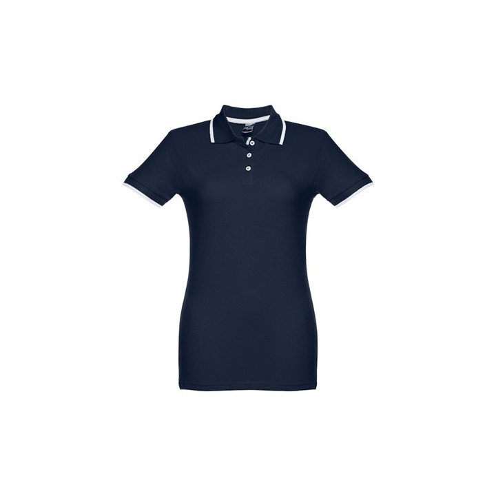 THC ROME WOMEN. Polo bicolor para senhora
